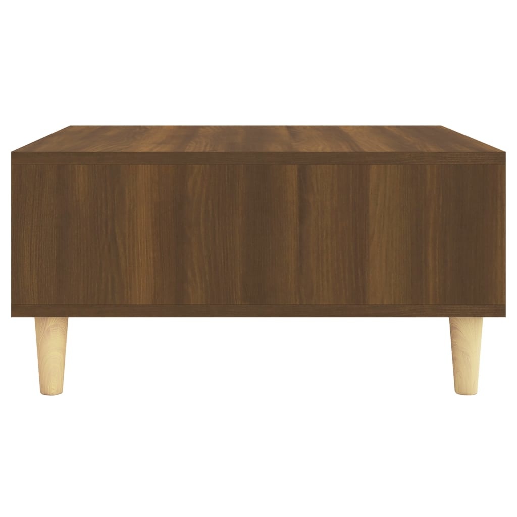 VidaXL Salontafel 60x60x30 cm spaanplaat bruineikenkleurig