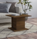 VidaXL Salontafel 55,5x55,5x40 cm spaanplaat bruineikenkleurig