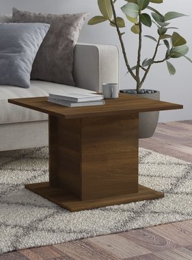 VidaXL Salontafel 55,5x55,5x40 cm spaanplaat bruineikenkleurig