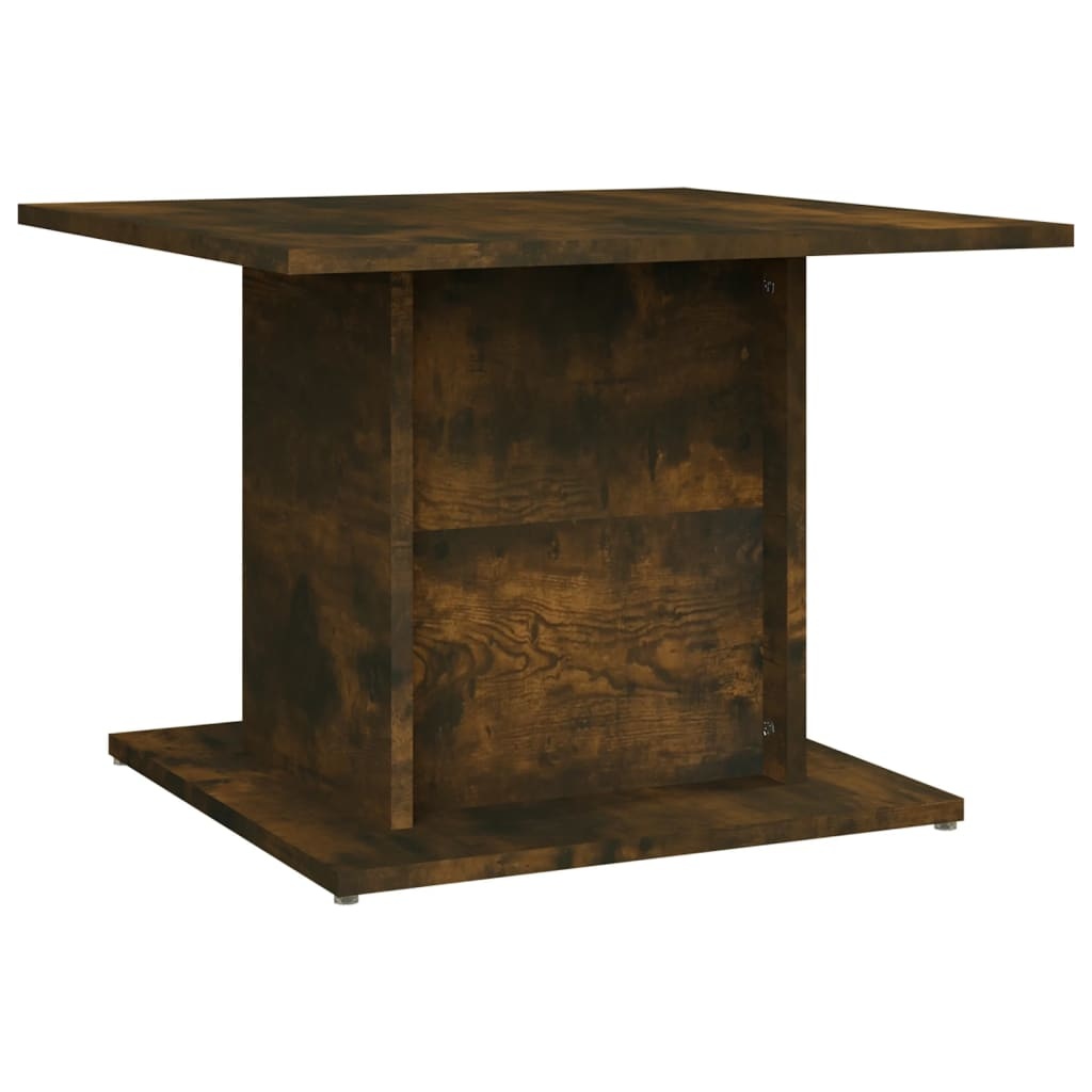 VidaXL Salontafel 55,5x55,5x40 cm spaanplaat gerookt eikenkleurig