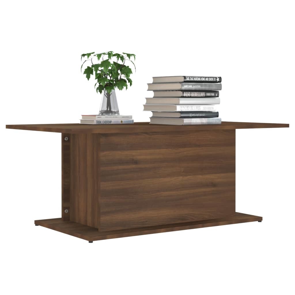VidaXL Salontafel 102x55,5x40 cm spaanplaat bruineikenkleurig