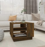 VidaXL Salontafel 55x55x43 cm spaanplaat gerookt eikenkleurig