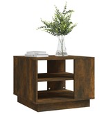 VidaXL Salontafel 55x55x43 cm spaanplaat gerookt eikenkleurig