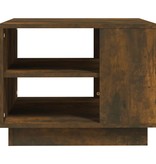 VidaXL Salontafel 55x55x43 cm spaanplaat gerookt eikenkleurig