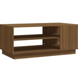 VidaXL Salontafel 102x55x43 cm spaanplaat bruineikenkleurig