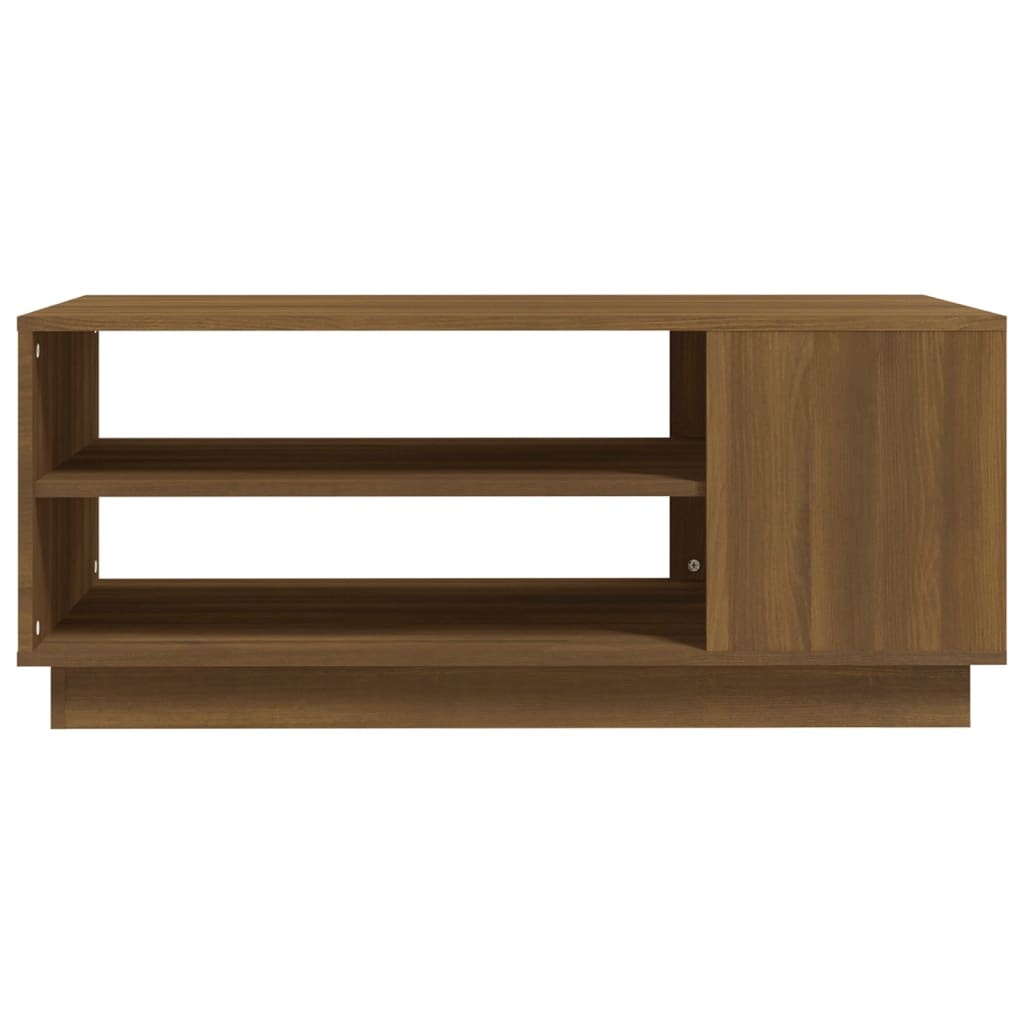 VidaXL Salontafel 102x55x43 cm spaanplaat bruineikenkleurig