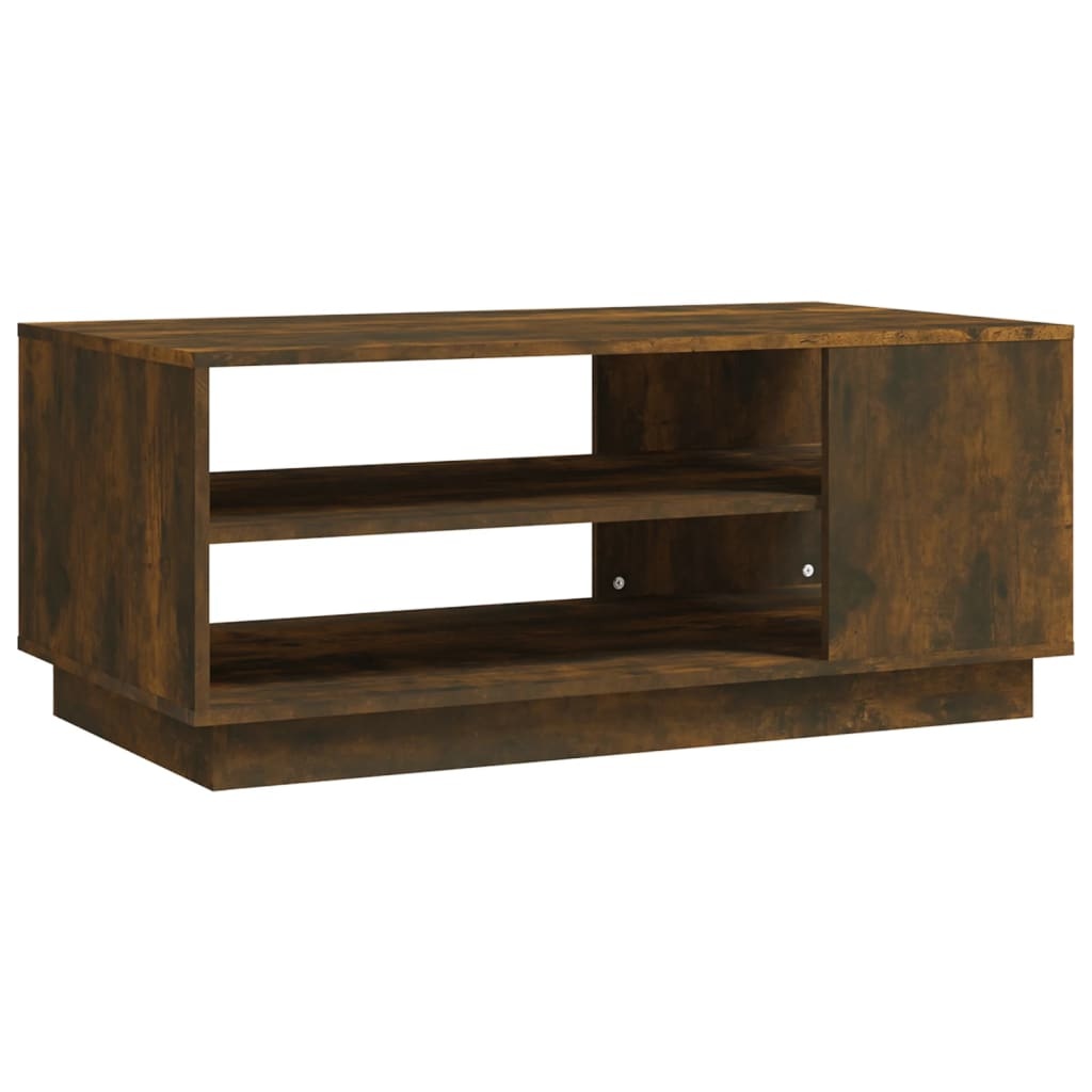 VidaXL Salontafel 102x55x43 cm spaanplaat gerookt eikenkleurig