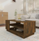VidaXL Salontafel 102x55x43 cm spaanplaat gerookt eikenkleurig