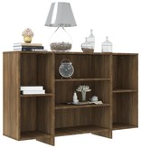 VidaXL Dressoir 120x30x75 cm spaanplaat bruineikenkleurig