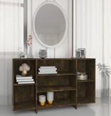 VidaXL Dressoir 120x30x75 cm spaanplaat gerookt eikenkleurig