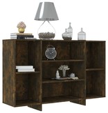 VidaXL Dressoir 120x30x75 cm spaanplaat gerookt eikenkleurig