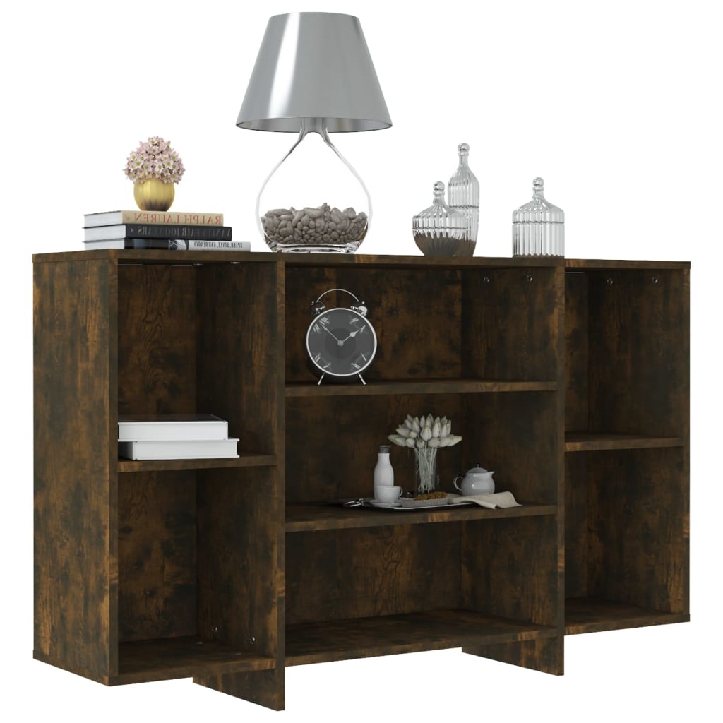 VidaXL Dressoir 120x30x75 cm spaanplaat gerookt eikenkleurig