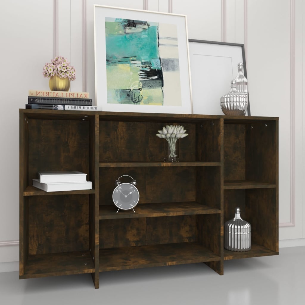 VidaXL Dressoir 120x30x75 cm spaanplaat gerookt eikenkleurig