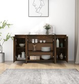 VidaXL Dressoir 135x41x75 cm spaanplaat gerookt eikenkleurig
