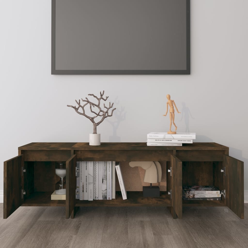 VidaXL Tv-meubel 120x30x40,5 cm spaanplaat gerook eikenkleurig