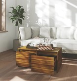 VidaXL Salontafel 90x50x41,5 cm spaanplaat bruineikenkleurig