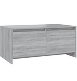 vidaXL Salontafel 90x50x41,5 cm spaanplaat grijs sonoma eikenkleurig