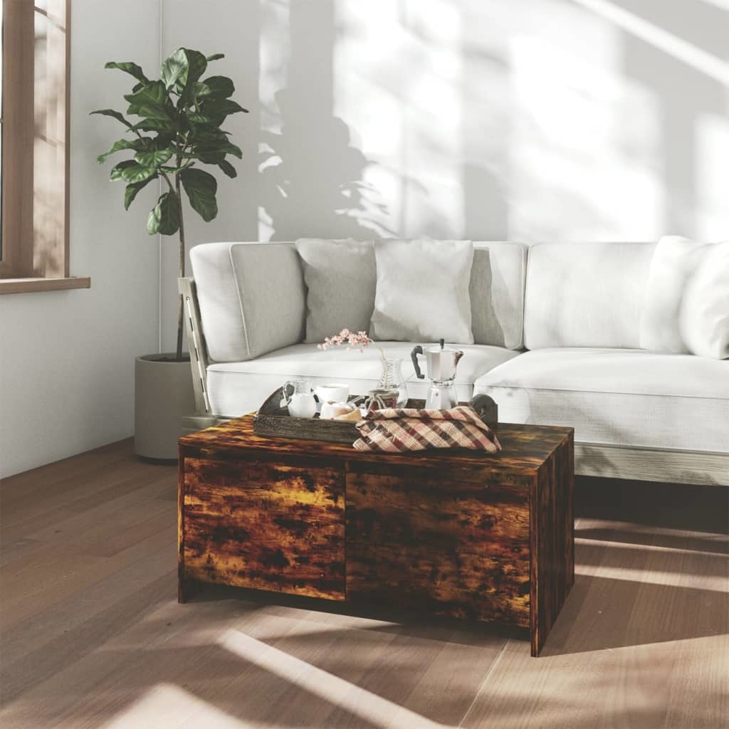 VidaXL Salontafel 90x50x41,5 cm spaanplaat sonoma eikenkleurig