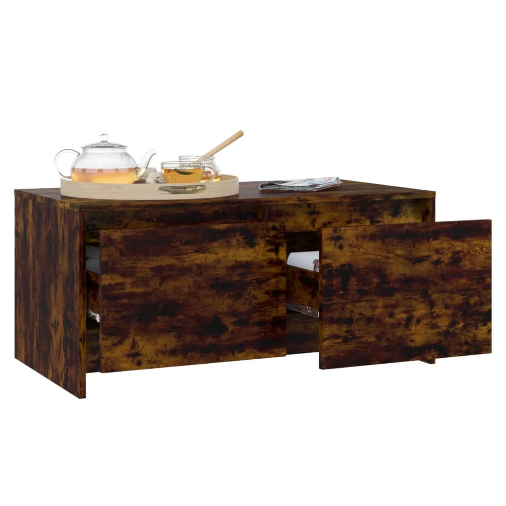 VidaXL Salontafel 90x50x41,5 cm spaanplaat sonoma eikenkleurig