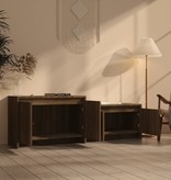 VidaXL Tv-meubel 146,5x35x50 cm spaanplaat bruineikenkleurig