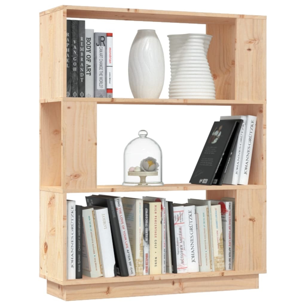 vidaXL Boekenkast/kamerscherm 80x25x101 cm massief grenenhout