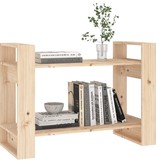 vidaXL Boekenkast/kamerscherm 80x35x56,5 cm massief grenenhout