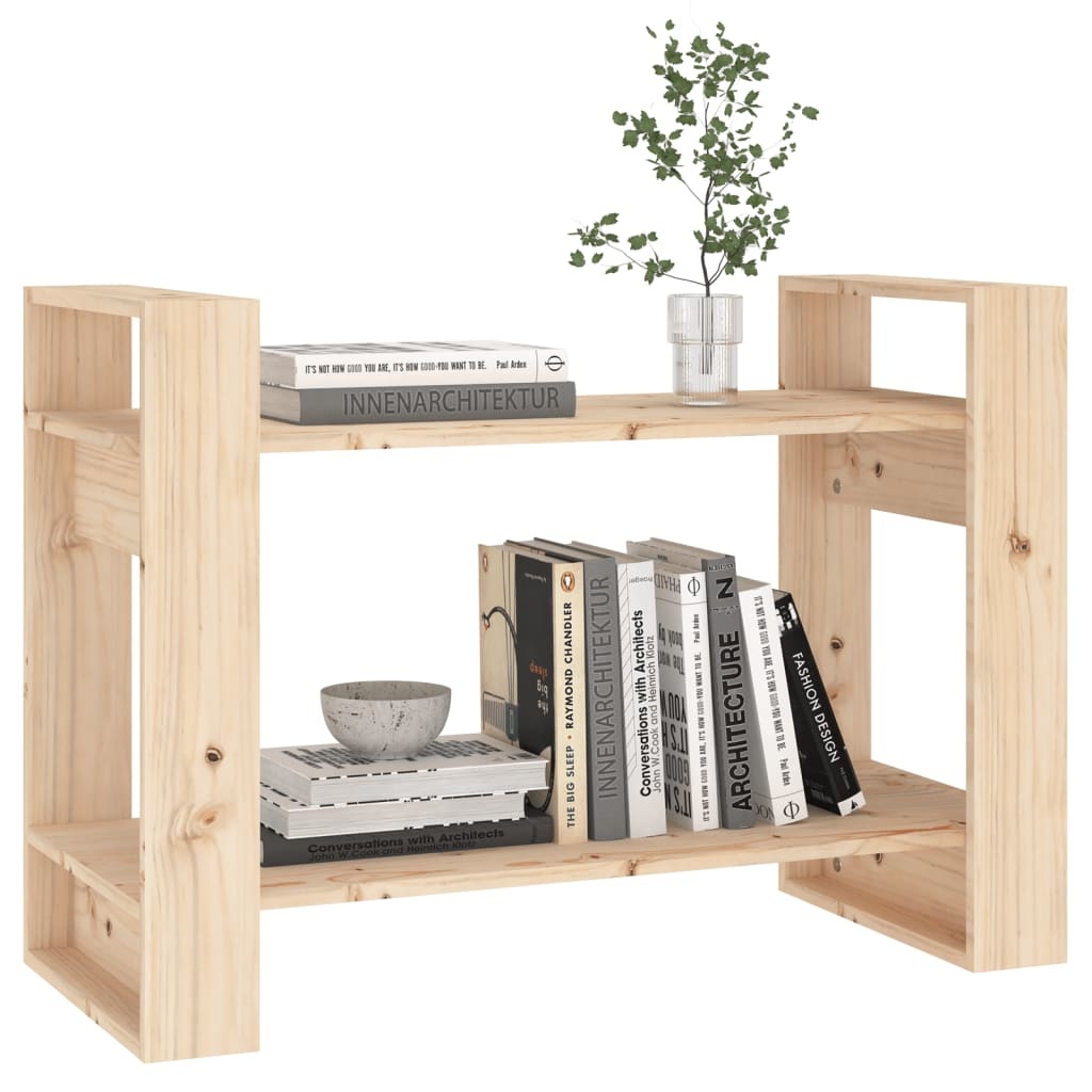 vidaXL Boekenkast/kamerscherm 80x35x56,5 cm massief grenenhout