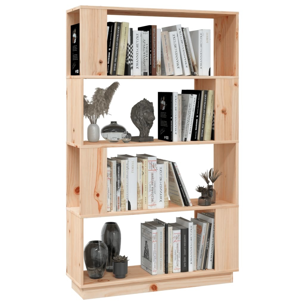 vidaXL Boekenkast/kamerscherm 80x25x132 cm massief grenenhout