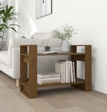 VidaXL Boekenkast/kamerscherm 80x35x56,5 cm grenenhout honingbruin