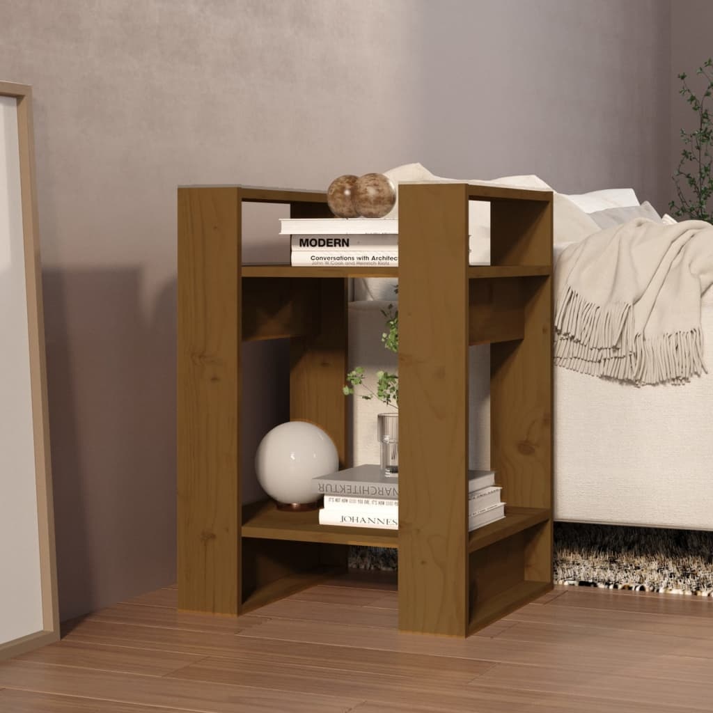 vidaXL Boekenkast/kamerscherm 41x35x57 cm grenenhout honingbruin