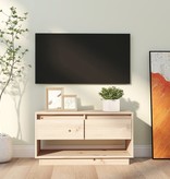 VidaXL Tv-meubel 74x34x40 cm massief grenenhout