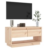 VidaXL Tv-meubel 74x34x40 cm massief grenenhout