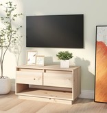 VidaXL Tv-meubel 74x34x40 cm massief grenenhout