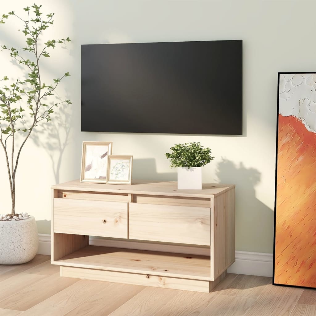 VidaXL Tv-meubel 74x34x40 cm massief grenenhout