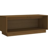 VidaXL Tv-meubel 90x35x35 cm massief grenenhout honingbruin