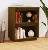 VidaXL Wandkast 60x34x75 cm massief grenenhout honingbruin