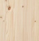 vidaXL Wandkast 60x34x75cm massief grenenhout