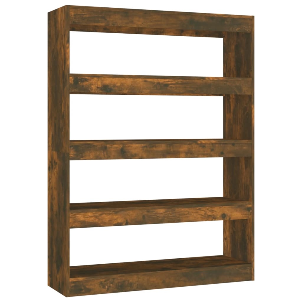 VidaXL Boekenkast/kamerscherm 100x30x135 cm gerookt eikenkleurig