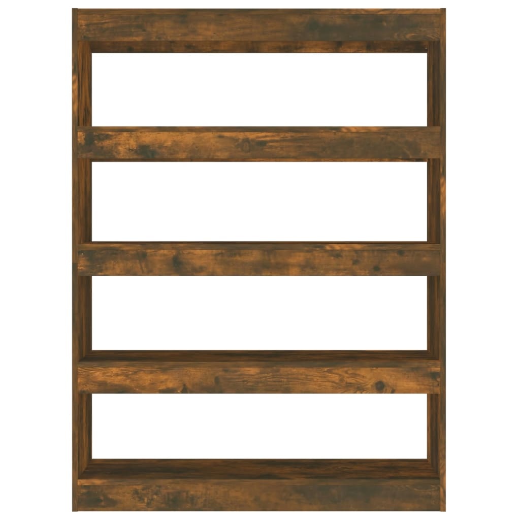 VidaXL Boekenkast/kamerscherm 100x30x135 cm gerookt eikenkleurig
