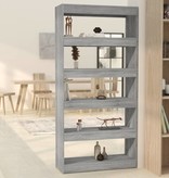 vidaXL Boekenkast/kamerscherm 80x30x166 cm spaanplaat grijs sonoma