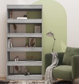 vidaXL Boekenkast/kamerscherm 80x30x166 cm spaanplaat grijs sonoma