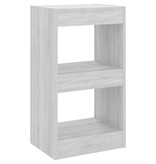 vidaXL Boekenkast/kamerscherm 40x30x72 cm grijs sonoma eikenkleurig