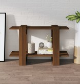 vidaXL Boekenkast/kamerscherm 80x30x51 cm bruineikenkleurig