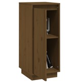 VidaXL Dressoirs 2 st 31,5x34x75 cm massief grenenhout honingbruin