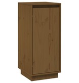 VidaXL Dressoir 31,5x34x75 cm massief grenenhout honingbruin