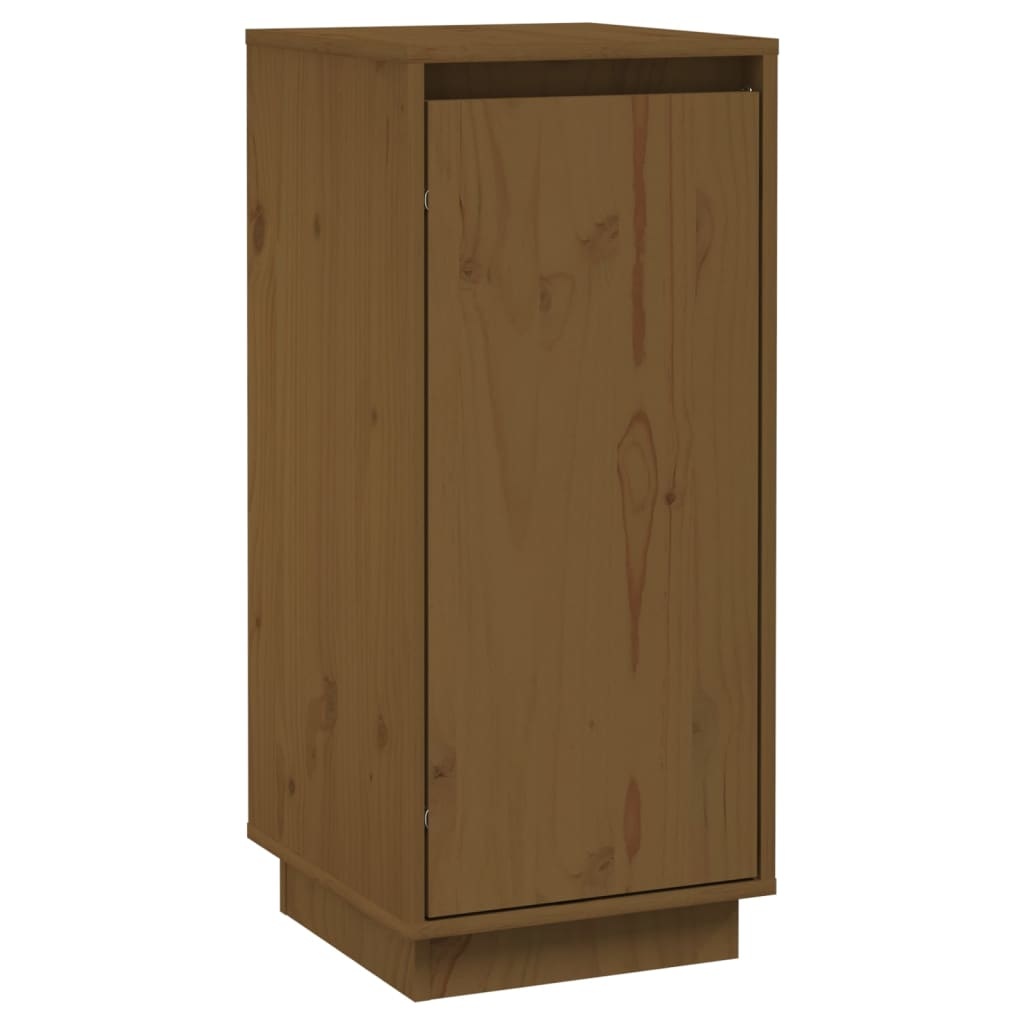 VidaXL Dressoir 31,5x34x75 cm massief grenenhout honingbruin