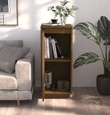 VidaXL Dressoir 31,5x34x75 cm massief grenenhout honingbruin