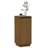 VidaXL Dressoir 31,5x34x75 cm massief grenenhout honingbruin