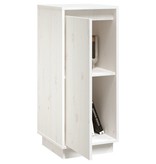 VidaXL Dressoirs 2 st 31,5x34x75 cm massief grenenhout wit