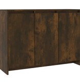 VidaXL Dressoir 102x33x75 cm spaanplaat gerookt eikenkleurig